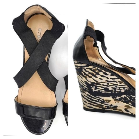 BCBG Generation platform sandals size 8.5B - Picture 1 of 10